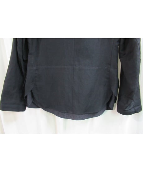 14ss yohji yamamoto pour homme  黒 レイヤードデザインジャケット HG-J19-802