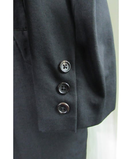 04ss yohji yamamoto pour homme 三つ釦 シンプルロングジャケット HZ-J26-100