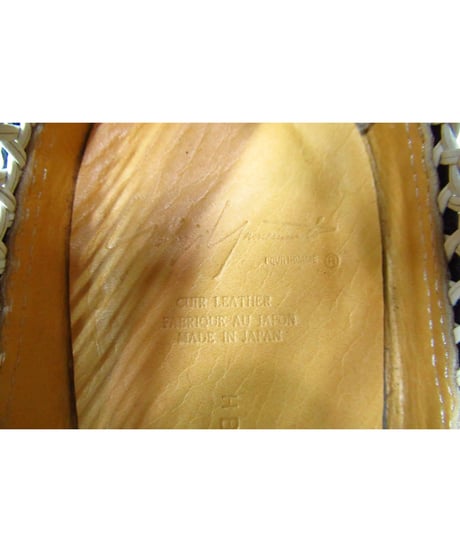 美品 95ss yohji yamamoto pour homme vintage メッシュデザインシューズ（HB-E04-706）