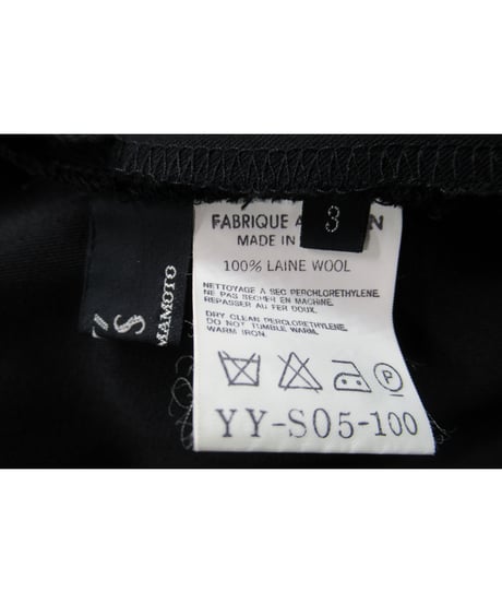 Y’s yohji yamamoto フロントギャザーデザイン ロングスカート（YY-S05-100）