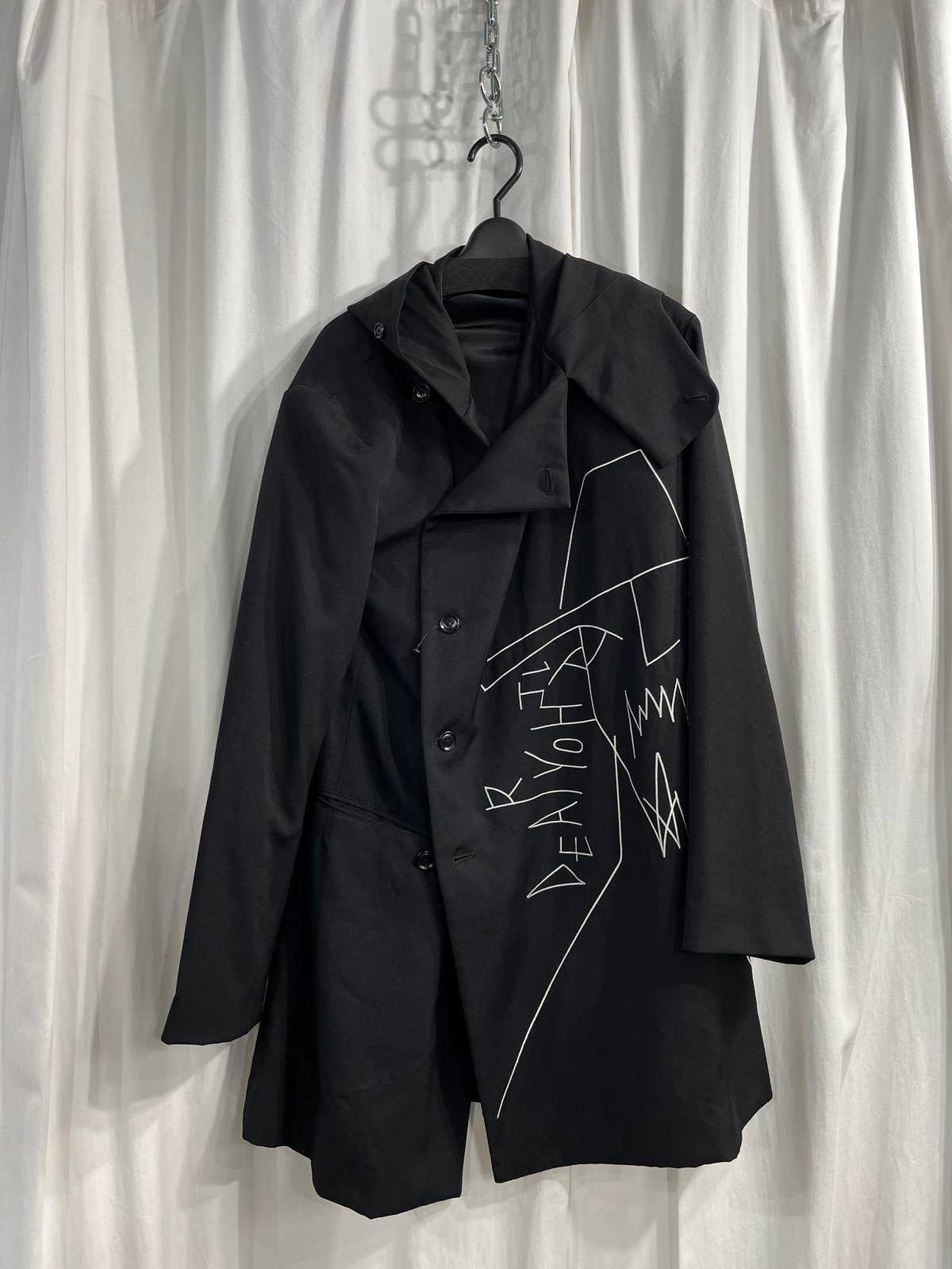 Yohji Yamamoto 2016 ウール ツイード ケープ ジャケット Yohji Yamamoto collections 2024-25 Autumn/Winter Collection