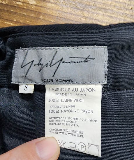 1992ss yohji yamamoto pour homme vintage デザインパンツ  （HO-P23-129)
