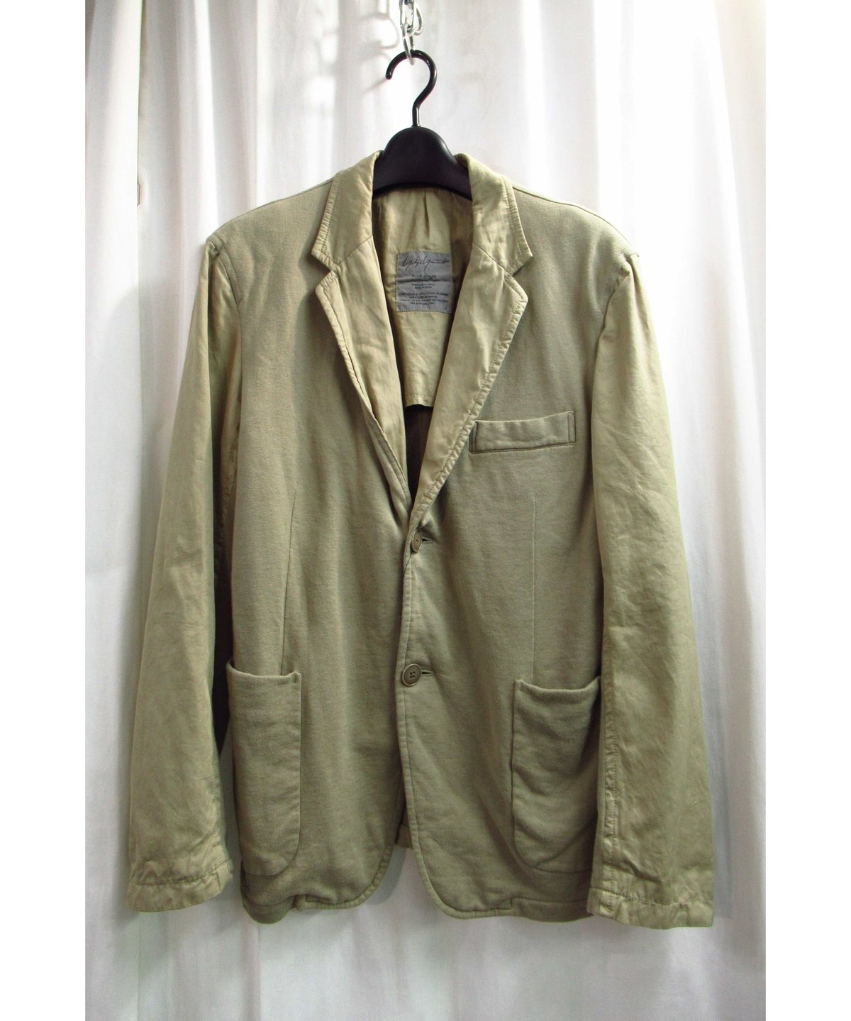 Y's for men コーデュロイジャケット カーキ XL ヨウジ ヤマモト Y's for men TOP | Yohji Yamamoto (ヨウジヤマモト) Official Site