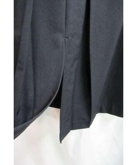 Y's yohji yamamoto ボックスプリーツスリット ロングスカート YU-S18-100