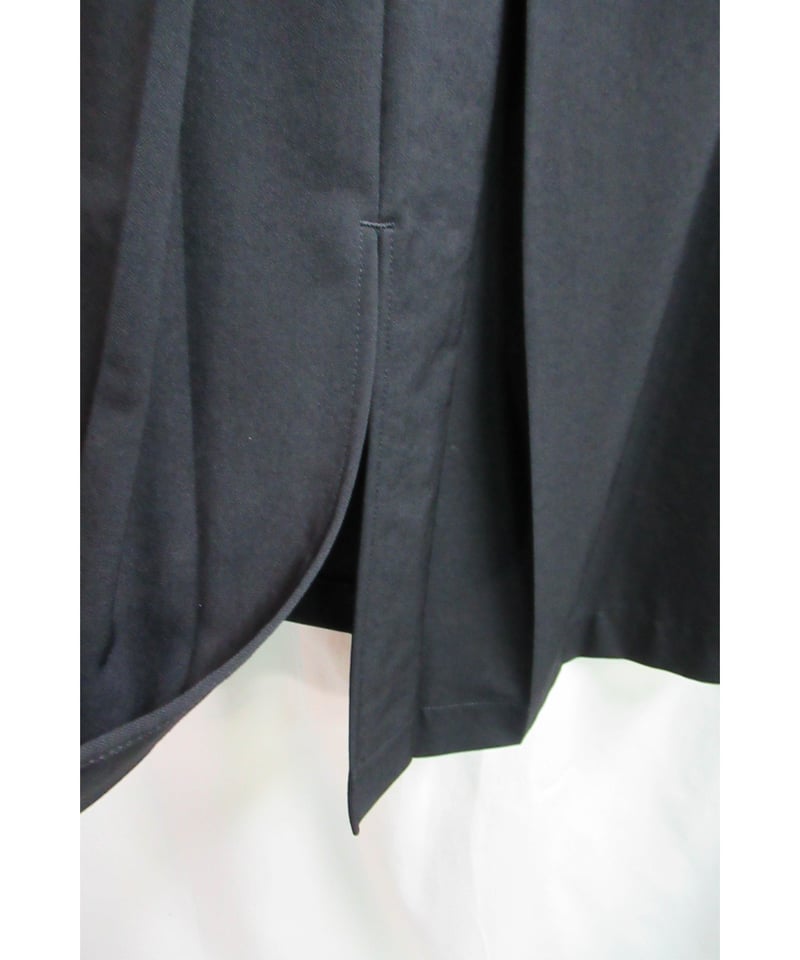 Y's yohji yamamoto ボックスプリーツスリット ロングスカート YU-S18-