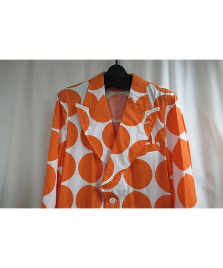 AD2001 COMME des GARCONS HOMME PLUS ドットプリントデザインジャケット PJ 10048S