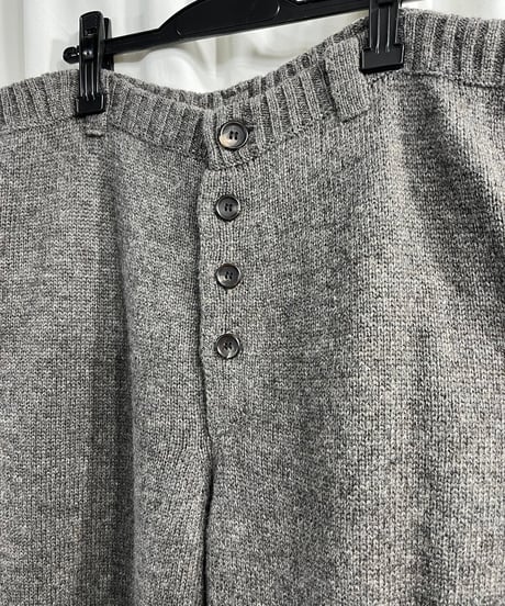 2018AW yohji yamamoto pour homme ニットパンツ（HV-K20-976）
