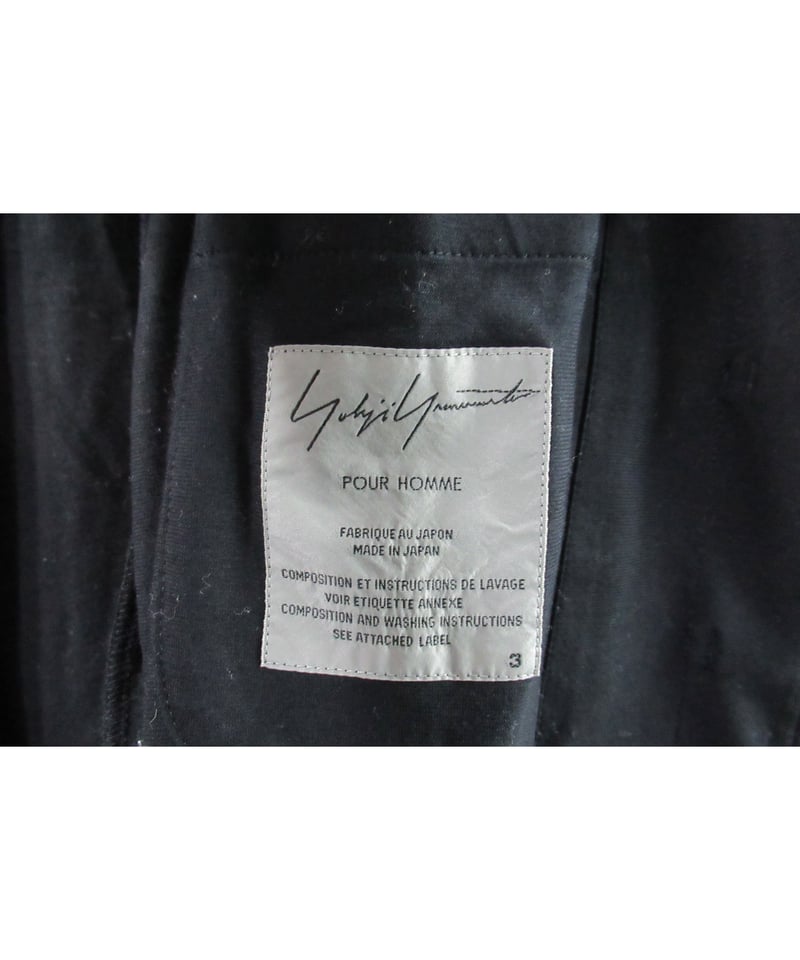 14ss yohji yamamoto pour homme チャイナボタン カットソー 14ss yohji yamamoto pour homme チャイナボタン カットソー