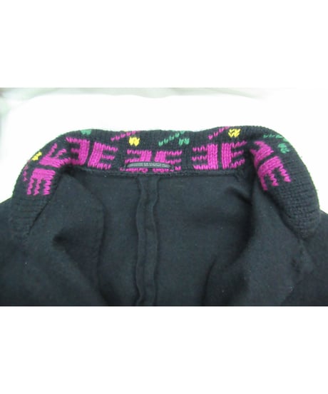 美品 00aw yohji yamamoto pour homme 縮絨 襟ニットデザインジャケット HT-J10-150 ③