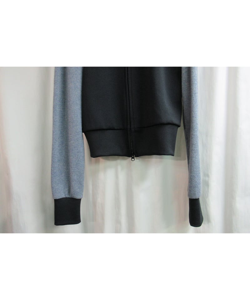 02aw yohji yamamoto femme ニット切替えデザインジャケット FM-J1