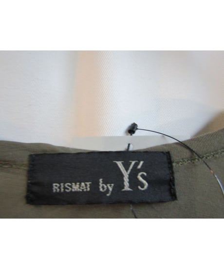 RISMAT by Y's yohji yamamoto 変形袖ロングカットソーワンピース YX-T63-048