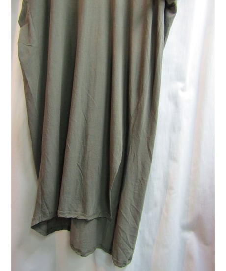 RISMAT by Y's yohji yamamoto 変形袖ロングカットソーワンピース YX-T63-048