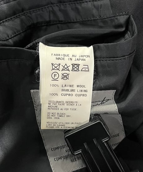 2018AW yohji yamamoto pour homme ジッパージャケット（HV-J48-100）