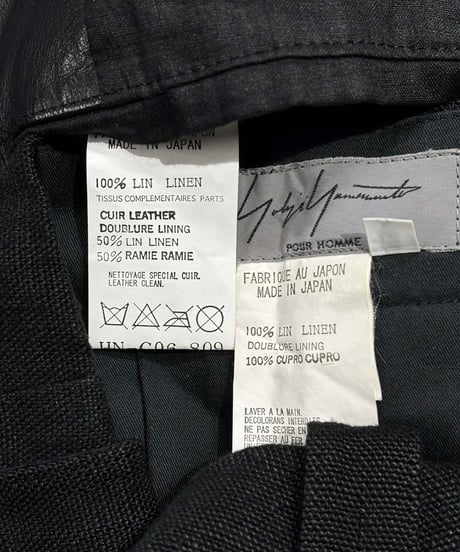 2005AW yohji yamamoto pour homme コートセットアップ（HN-C06-809）