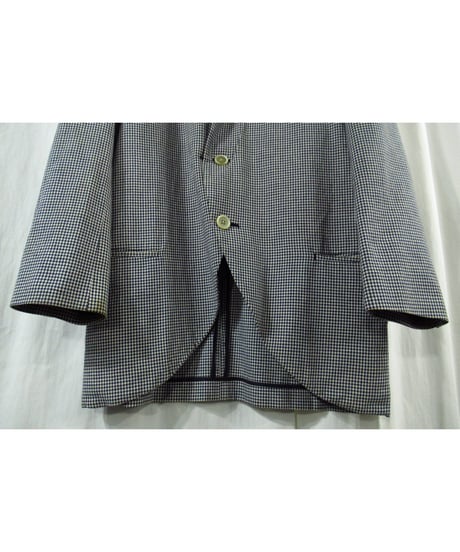 80’s yohji yamamoto pour homme vintage 千鳥格子 燕尾デザインジャケット（HJ-22）