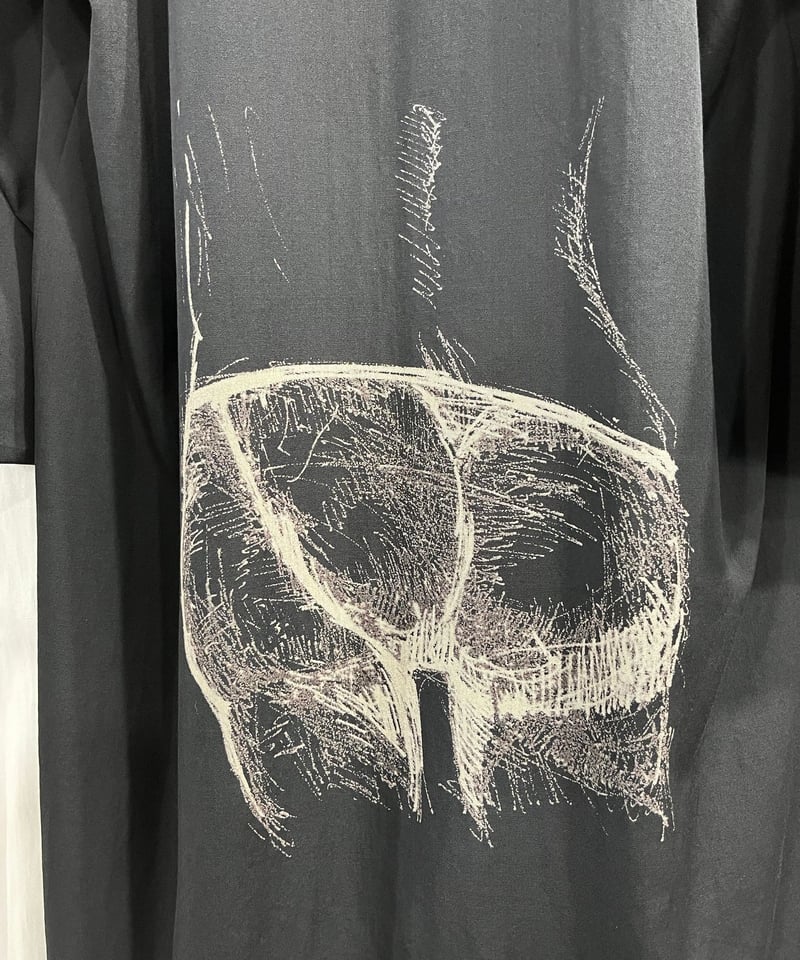 2018AW yohji yamamoto pour homme フード付きデザインロングコー