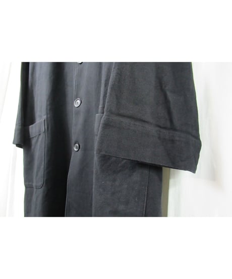 19aw yohji yamamoto pour homme スリーブデザイン スタンドカラー ロングコート（HC-C07-200）