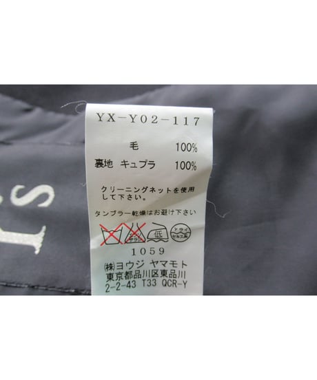 Y’s yohji yamamoto ミリタリーデザイン ショートブルゾン（YX-X02-117）