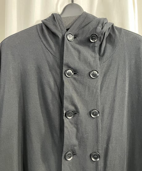 2019AW BLACK Scandal yohji yamamoto コブラ柄アシンメトリーパーカー（HC-T10-073）