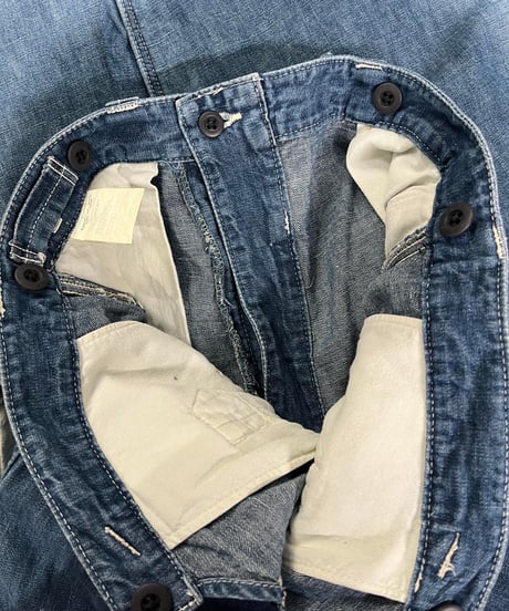 Y's for men yohji yamamoto サスペンダーデニムパンツ（ME-P25-065）