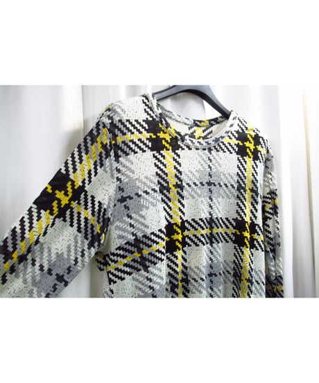 Y’s yohji yamamoto チェックデザイン 長袖 カットソー（YR-T26-170）
