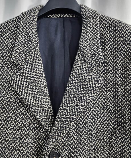 1990aw yohji yamamoto pour homme ツイード5釦 ジャケット (yj-004)