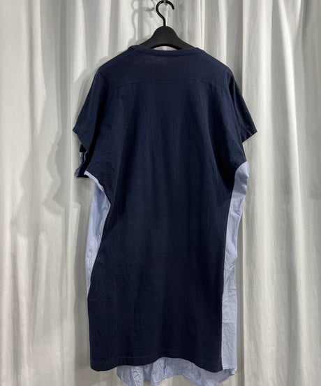 Y's yohji yamamoto 半袖デザインシャツワンピース（YP-T11-062）