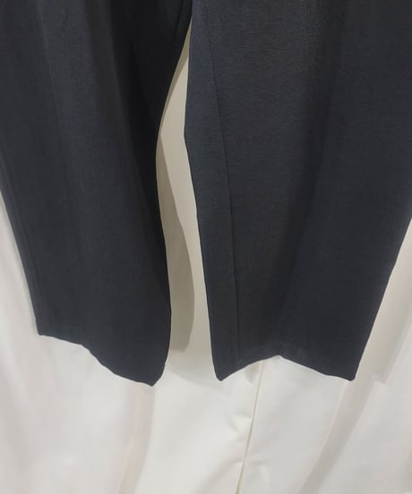 Y's for men yohji yamamoto pour homme ウエストひもワイドパンツ　黒 （MM-P23-993）
