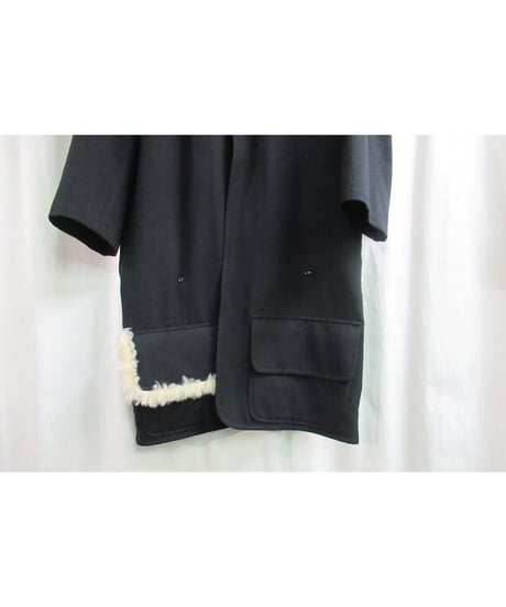 02aw yohji yamamoto femme ビッグポケットデザインロングジャケット FM-J12-126