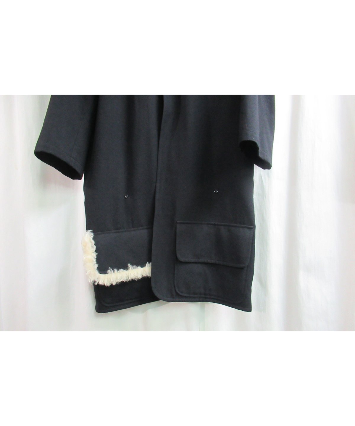 02aw yohji yamamoto femme ビッグポケットデザインロング 02aw yohji yamamoto femme ビッグポケットデザインロング