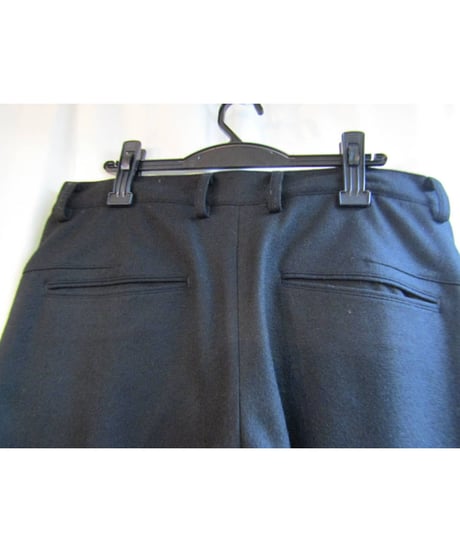 Y's yohji yamamoto フラノストレートシンプルパンツ YZ-P22-101