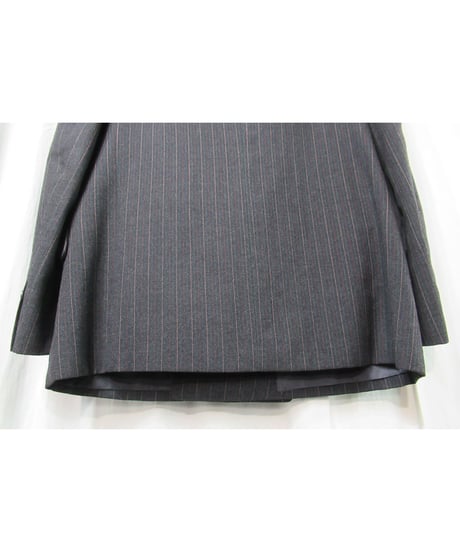 90's yohji yamamoto COSTUME D'HOMME グレー ダブル 変わりボタンセットアップ（HV-X04-190）