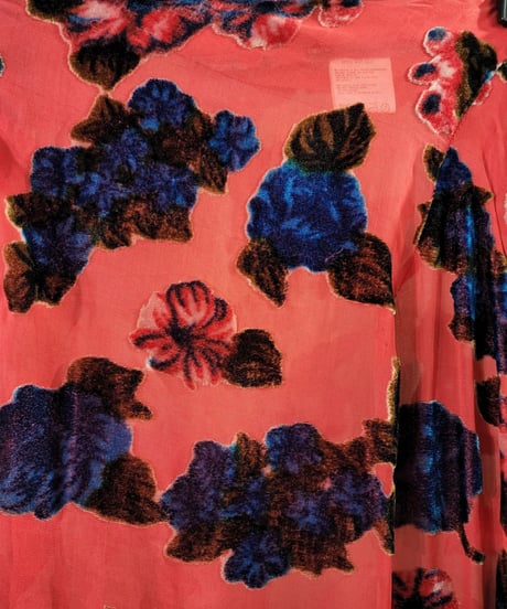 1997ss yohji yamamoto femme シルク ジャガードvintage スカート (FU-S02-552)