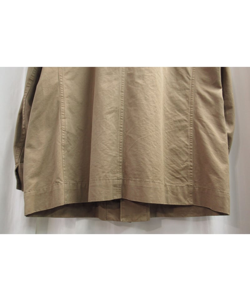 【新品未使用】mario giovanni ベージュ ーター 毛 カシミヤ Y's for men yohji yamamoto ベージュ ミリタリーデザイン