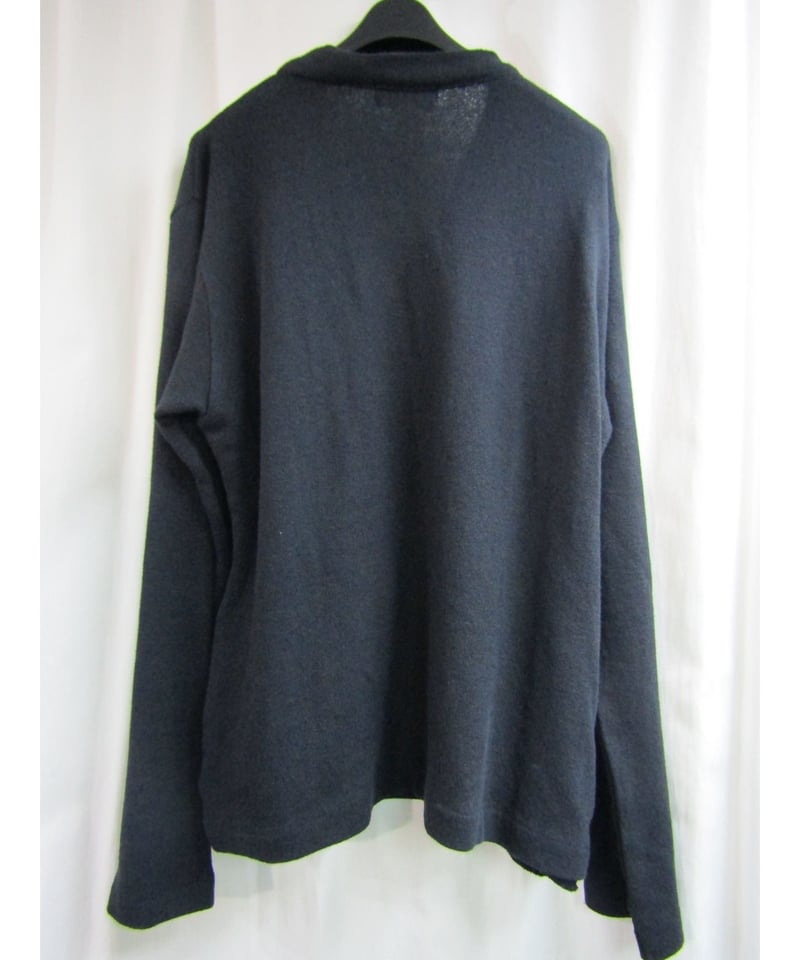 レギュレーションヨウジヤマモト 変形カットソー ノーカラー カーディガン