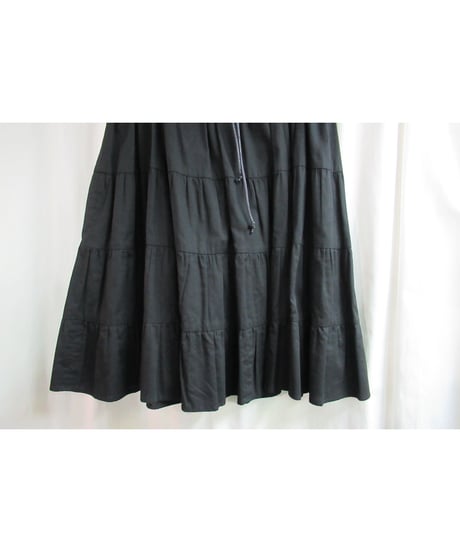 Y's yohji yamamoto ギャザーデザインフレアスカート YR-S11-023