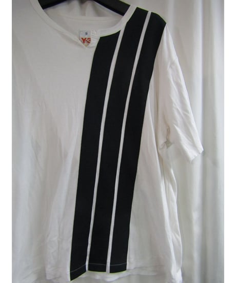 Y-3 yohji yamamoto 3本ライン 襟デザインカットソー 3C-4