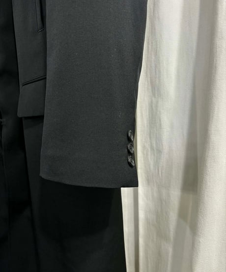 新品 2025AW yohji yamamoto pour homme ライナー付きスタンドカラーロングジャケット（HL-J12-835）