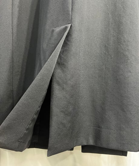 2021AW yohji yamamoto pour homme 女優刺繡 ノーカラーロングジャケット（HX-J51-130）