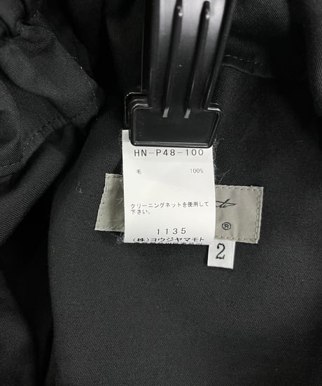 2020SS yohji yamamoto pour homme デザインハーフパンツ（HN-P48-100）