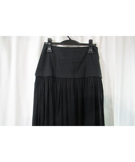Y's yohji yamamoto 切替えデザインフレアスカート YY-S01-202