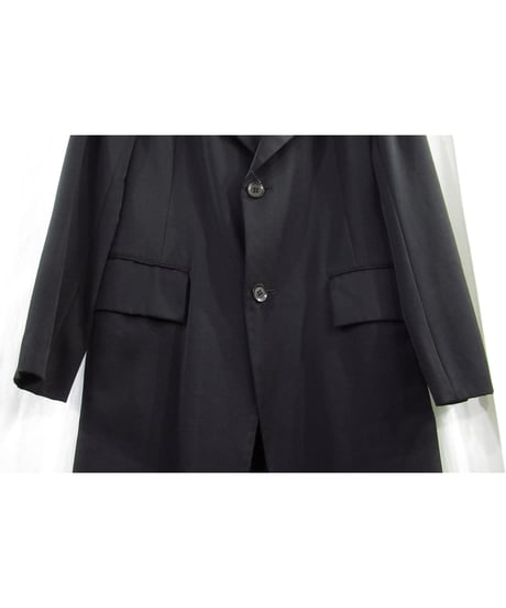 Y's yohji yamamoto ラペル切替え 燕尾デザインロングジャケット（YZ-J21-107）