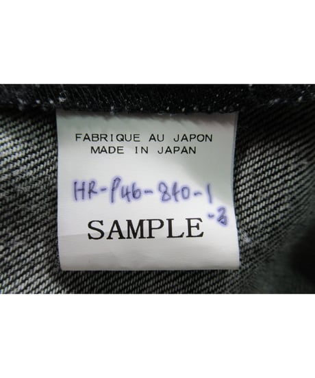 SAMPLE 16aw BLACK Scandal yohji yamamoto pour homme プリントデザインパンツ（HR-P46-840）