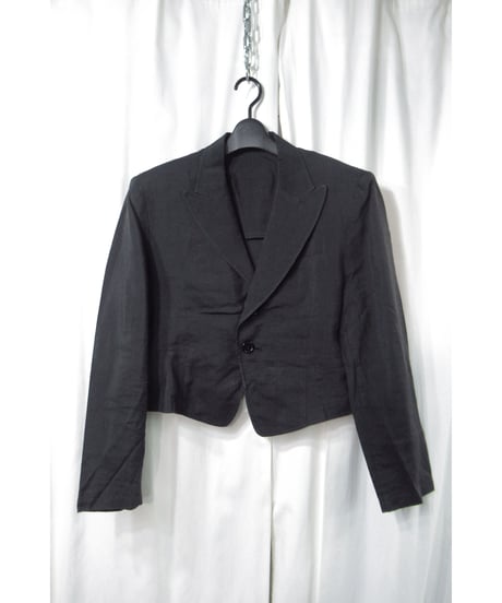 90’s Y’s yohji yamamoto vintage レーヨン 麻 ショートジャケット（YM-J60-206）