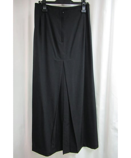 Y's yohji yamamoto ボックスプリーツスリット ロングスカート YU-S18-100