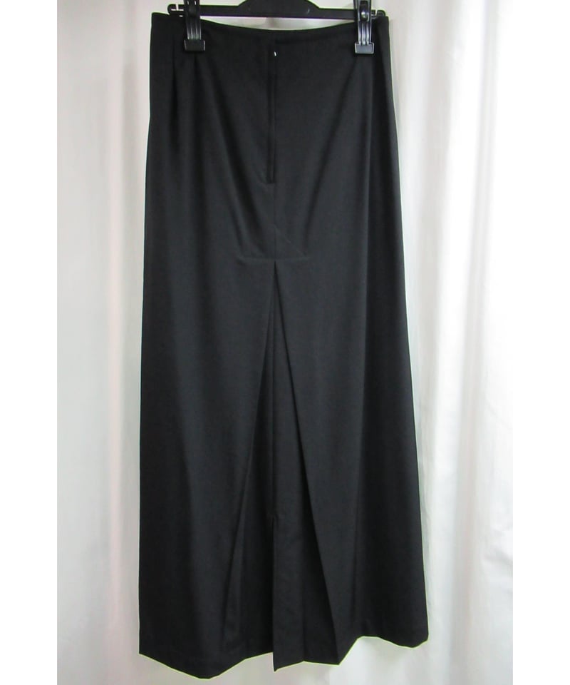 Y's yohji yamamoto ボックスプリーツスリット ロングスカート YU-S18-