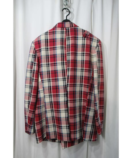 13aw yohji yamamoto pour homme チェックデザインセットアップ（HQ-J38-021/HQ-P26-021）