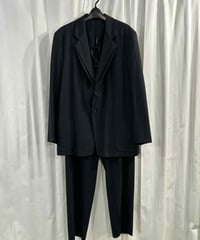 2022SS yohji yamamoto pour homme ダリア柄シルクロングジャケッ
