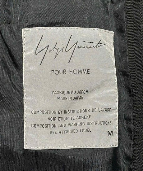 難あり 1997SS yohji yamamoto pour homme vintage ジャケット（HU-J03-247）