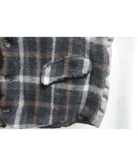 AD1994 COMME des GARCONS HOMME PLUS 縮絨 タータンチェックベスト PV-040020